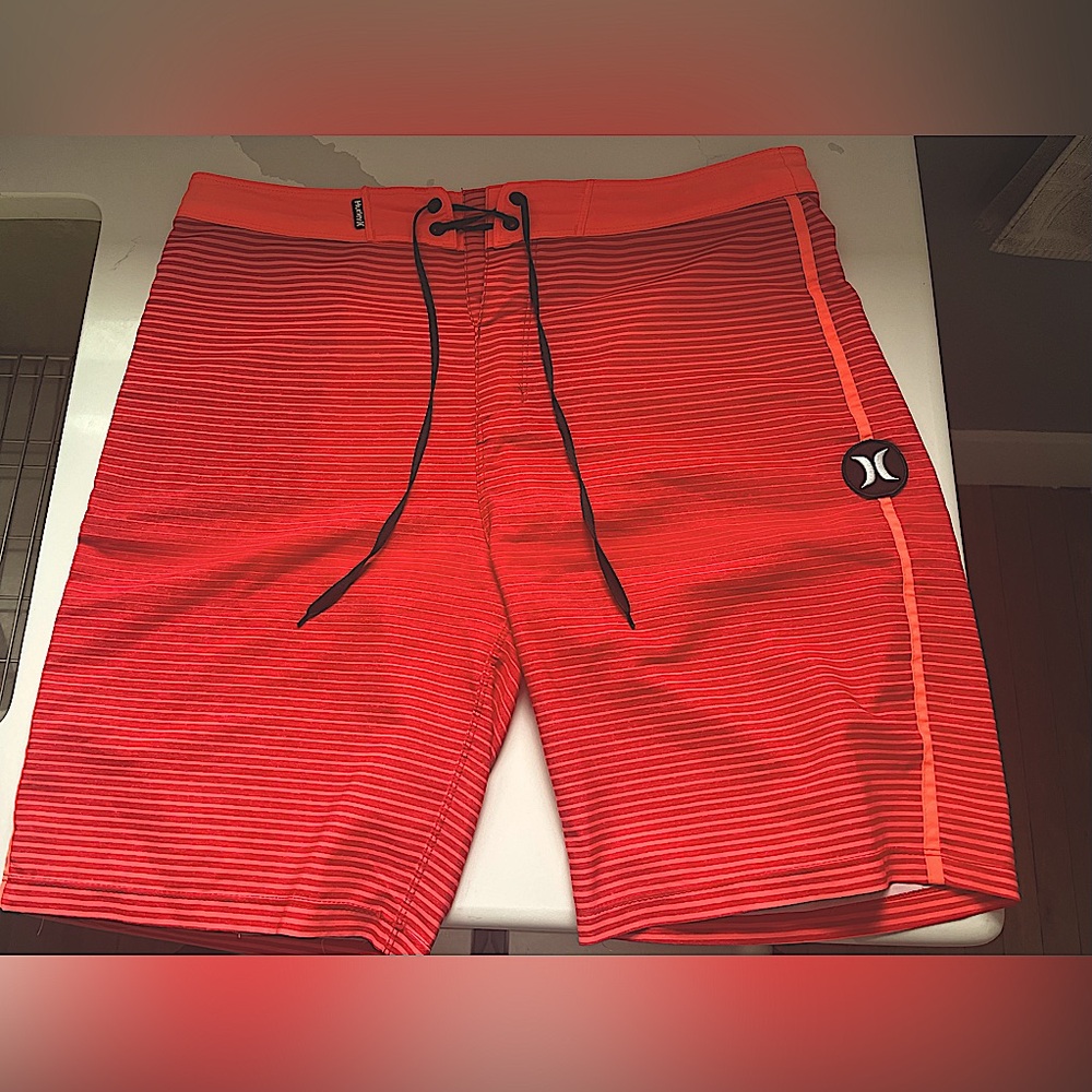 Hurley unlined board shorts 
32 waist